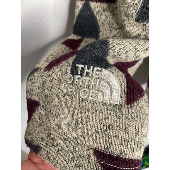 The North Face Aztec Open Cardigan Women SP Crescent Wrap Hooded Sweater Western - Picture 9 of 15